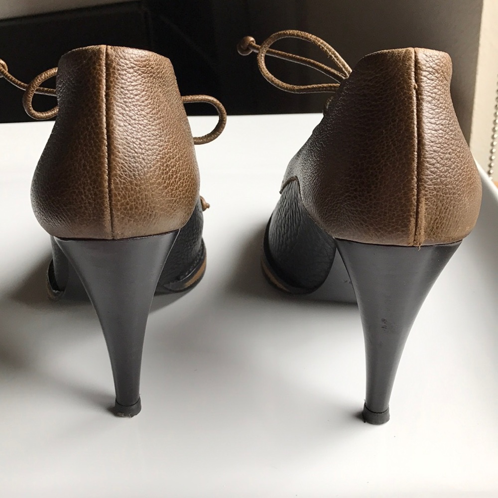 Balenciaga Paris Two-Tone Booties 37 - Picture 5 of 8